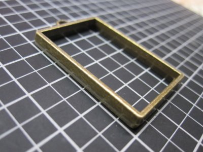 画像2: 長方形レジン枠　大