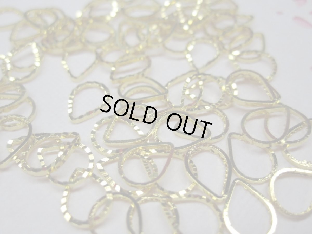 画像2: ネイルメタル6×8mm　雫 (2)