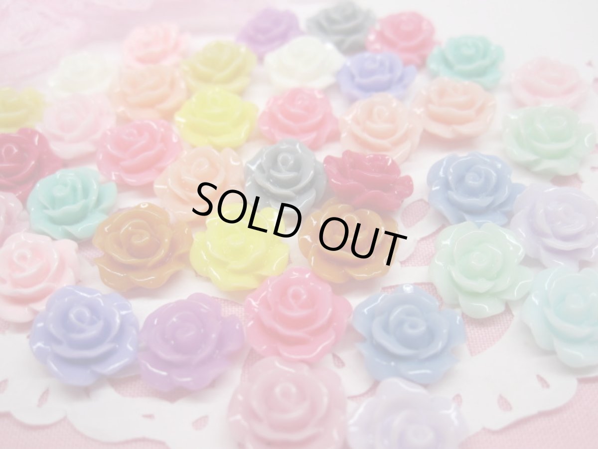 画像2: 10mm薔薇カボション (2)