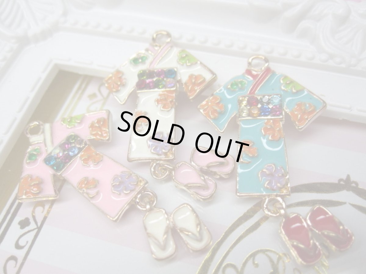 画像2: 和服チャーム3色 (2)