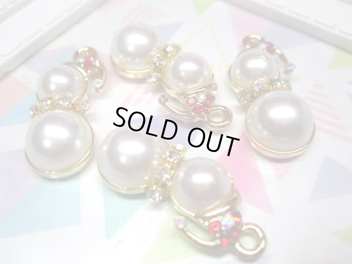 画像2: 雪だるまチャーム (2)