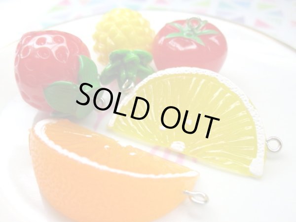 フルーツチャーム5種｜COCO DE NAIL｜プラパーツ・デコパーツ格安販売