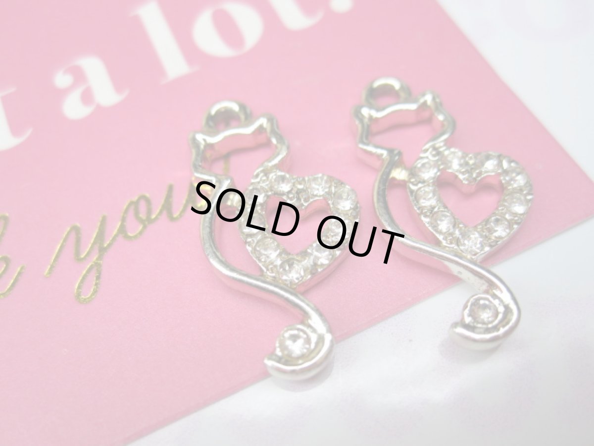 画像2: ハートcatチャーム (2)