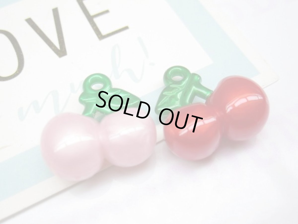 画像2: アクリルサクランボチャーム (2)