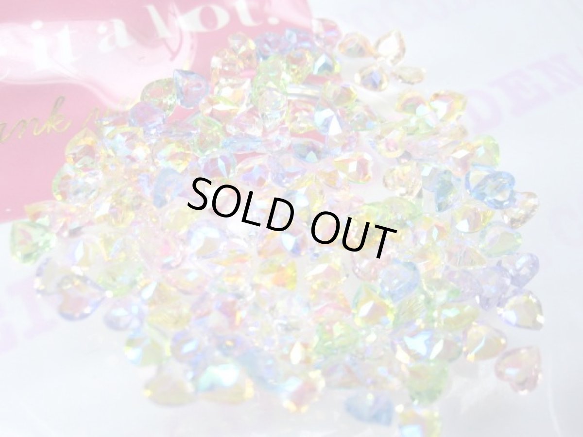 画像1: ネイルサイズハートストーン (1)