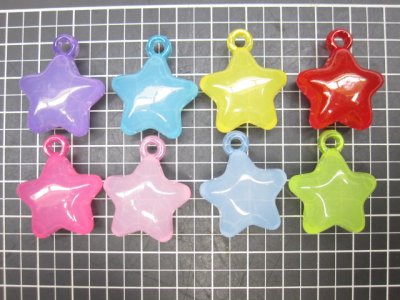 画像1: ぷっくりスターチャーム16個