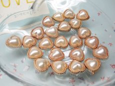 画像1: ミニハートパーツ10個 (1)